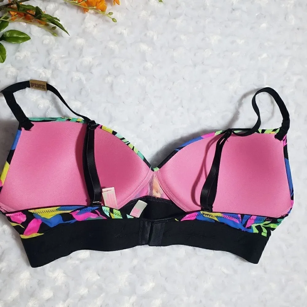 NWT Victorias Secret Pink 36B tropical bra